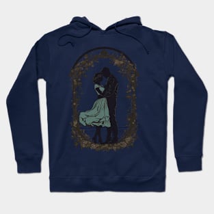 Vintage Valentine's:A Couple's Vintage Embrace - Valentine's Day Hoodie